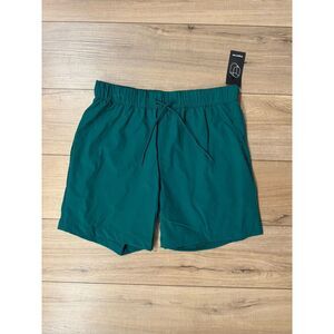 Original Use Pull On Shorts Men’s S Mesh Lined Elastic Waist Green Small